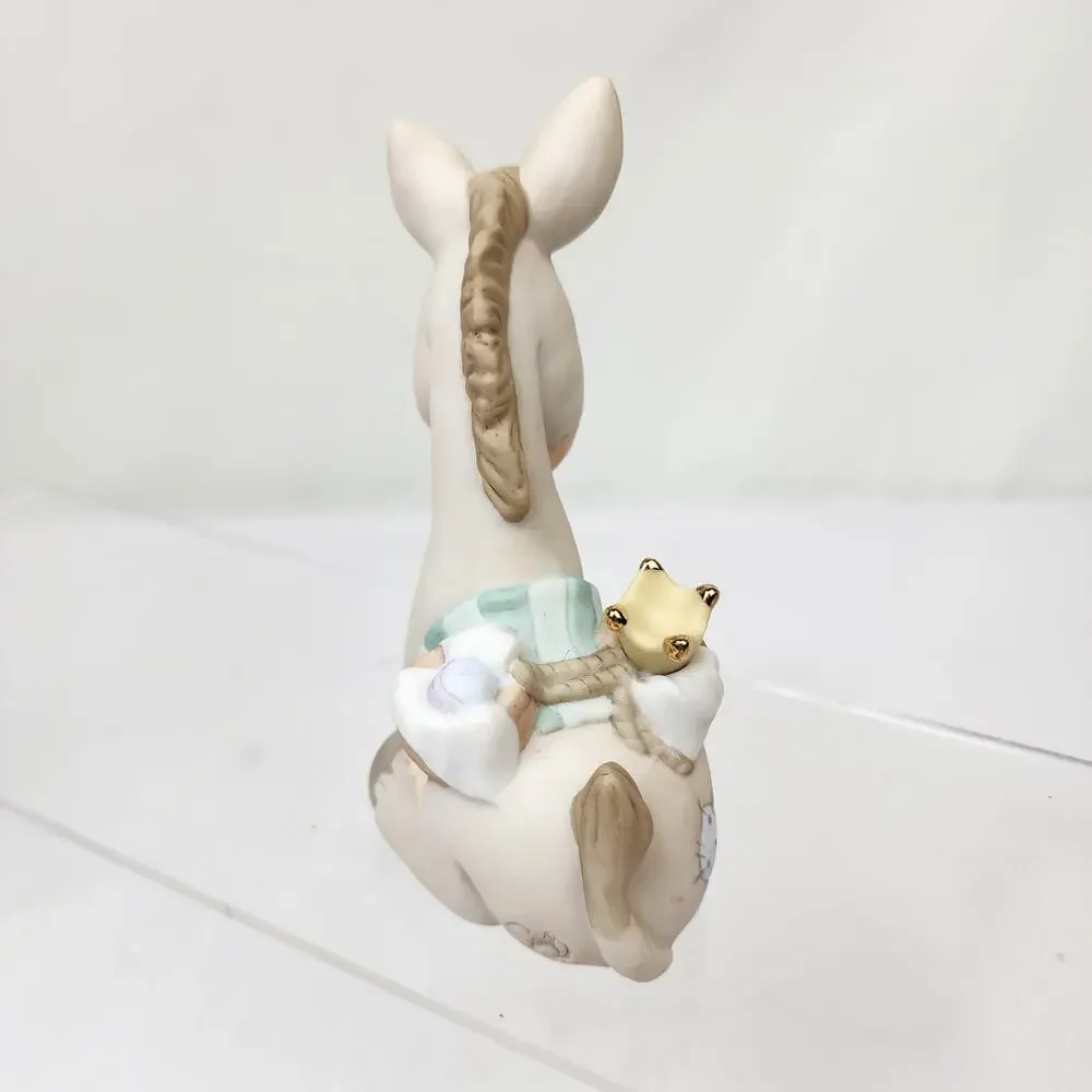 Precious Moments Replacement Donkey Crown Him King of Kings Nativity Gold 2004